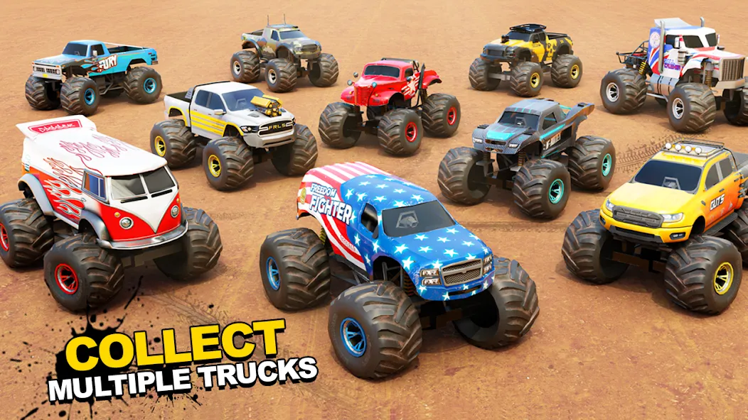 Fearless US Monster Truck Game — скриншот 2