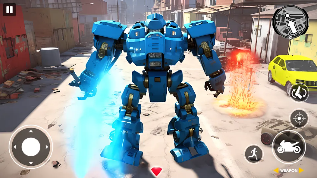 Real Robot Bike Transform Game — скриншот 3