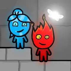 Fireboy & Watergirl FairyTales — MOD Все уровни открыты