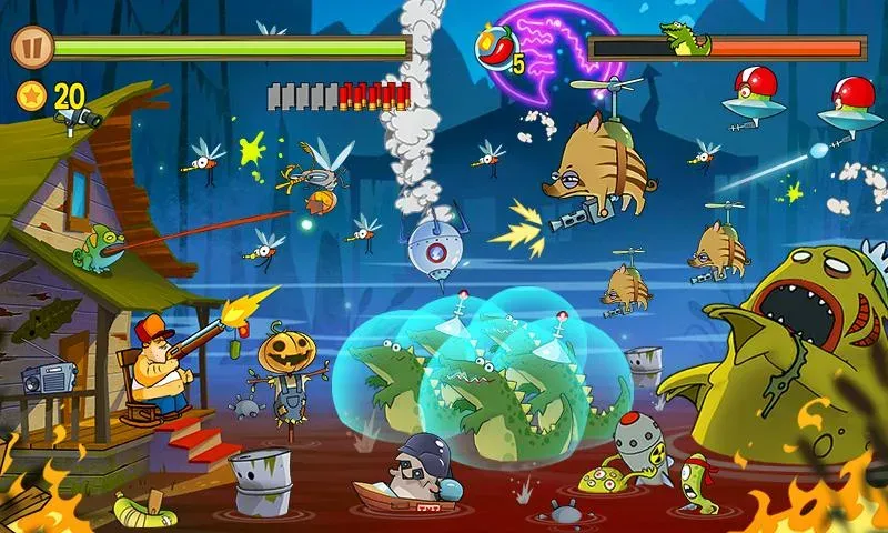 Swamp Attack — скриншот 4