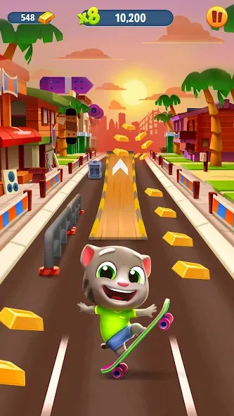 Talking Tom Gold Run — скриншот 1 Talking Tom Gold Run — скриншот 1