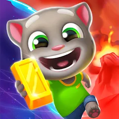 Скачать Talking Tom Time Rush MOD APK — Много денег