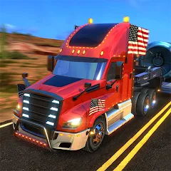 Скачать Truck Simulator USA Revolution — MOD APK Много денег