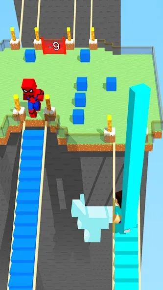 Craft Bridge Race — скриншот 1