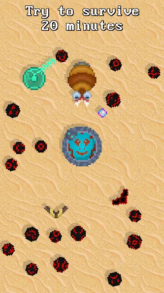 Magic Ball — 2D Survivor io — скриншот 1