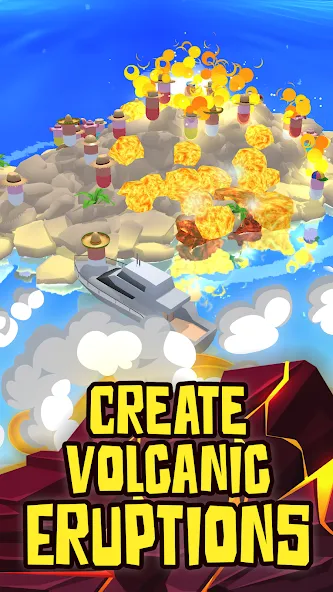 Volcano Island - Sim Game — скриншот 1