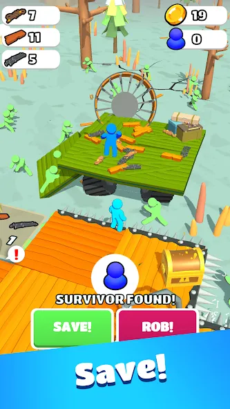 Zombie Raft — скриншот 4 Zombie Raft — скриншот 4