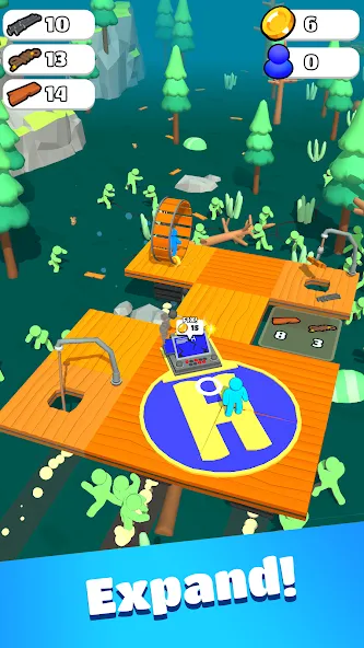 Zombie Raft — скриншот 5