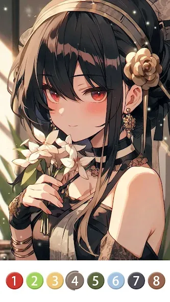 Painting Book - Anime Color — скриншот 3 Painting Book - Anime Color — скриншот 3