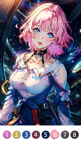 Painting Book - Anime Color — скриншот 5