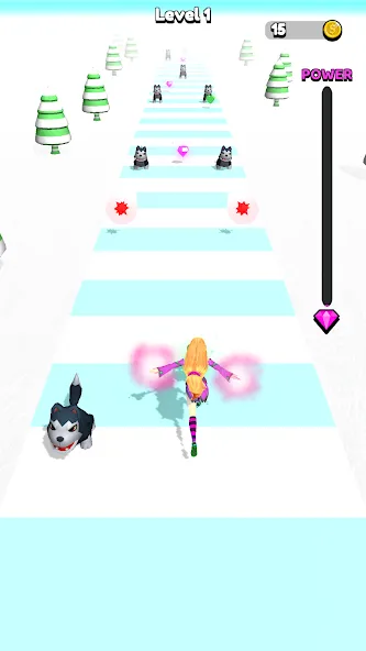 Power Girl 3D — скриншот 3