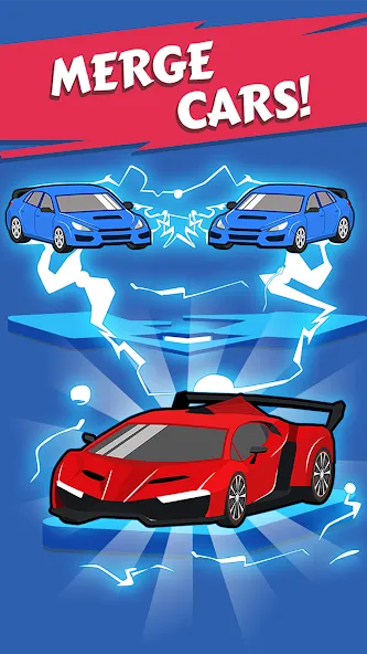 Merge Car - Idle Merge Cars — скриншот 2