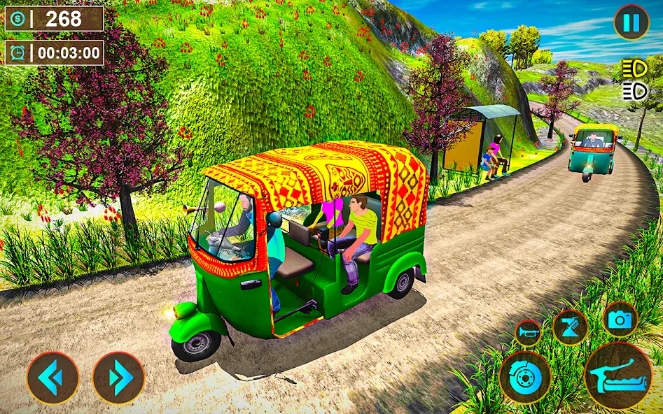 Tuk Tuk Offroad Auto Rickshaw — скриншот 2