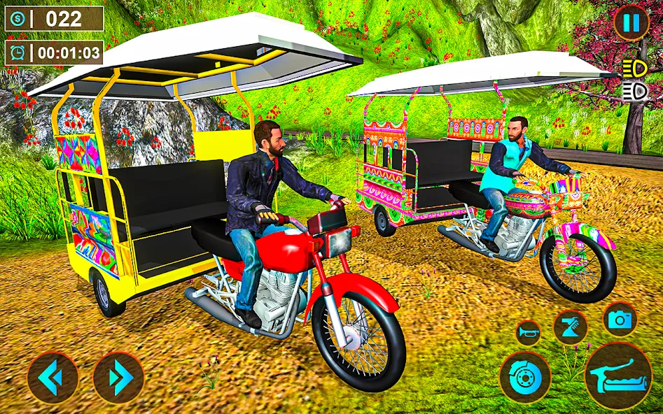 Tuk Tuk Offroad Auto Rickshaw — скриншот 5