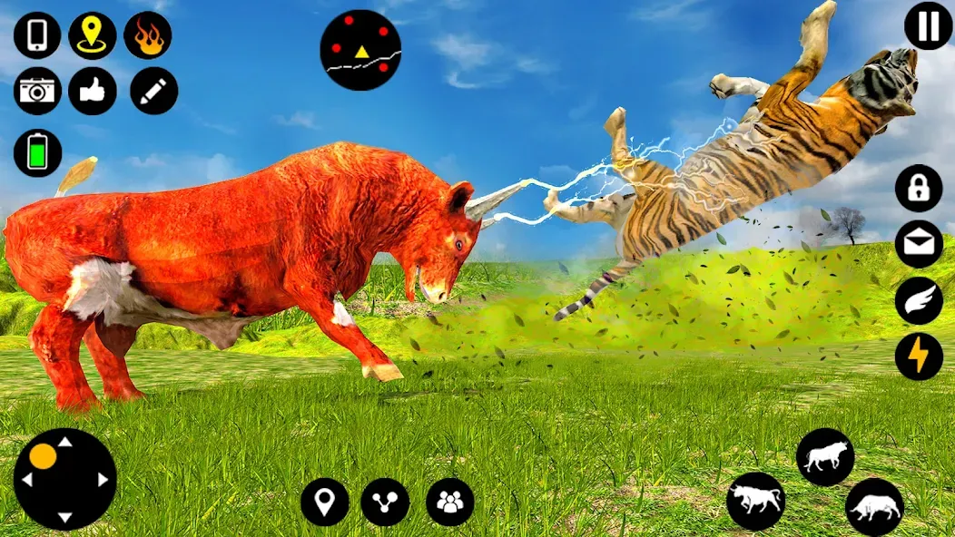 Angry Bull Attack Fight Games — скриншот 2