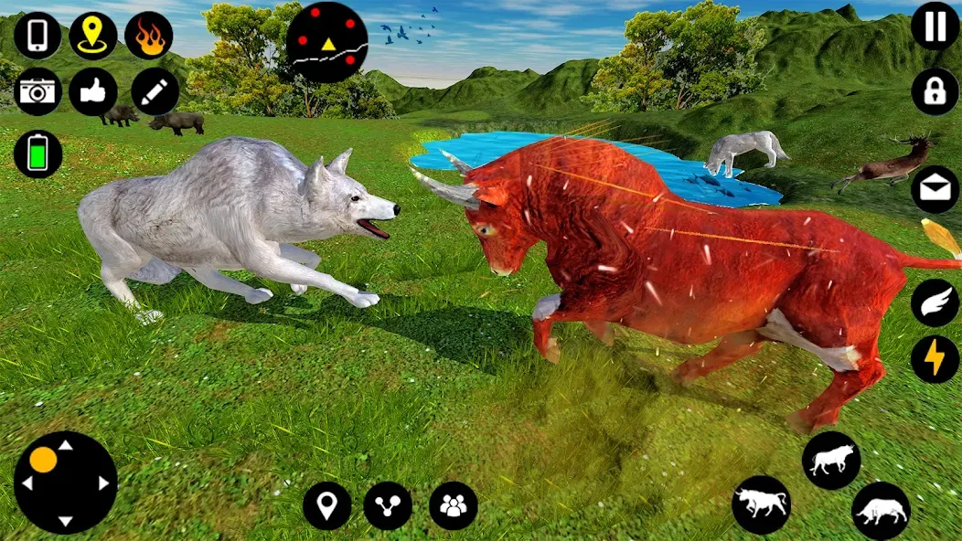 Angry Bull Attack Fight Games — скриншот 3