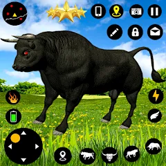 Скачать Angry Bull Attack Fight Games MOD на Андроид — Много денег