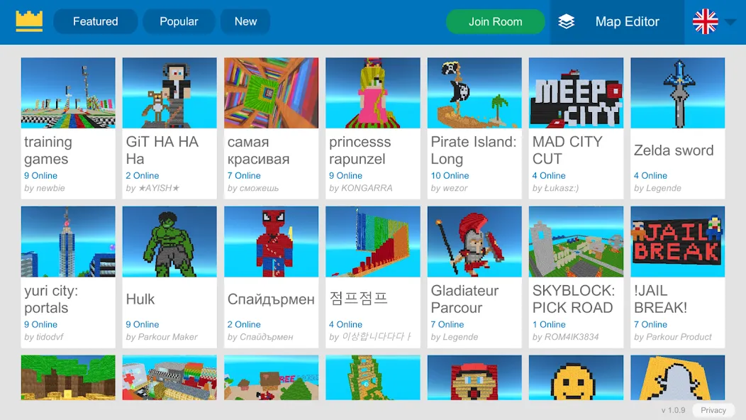 Parkour Craft: Online PvP Game — скриншот 2