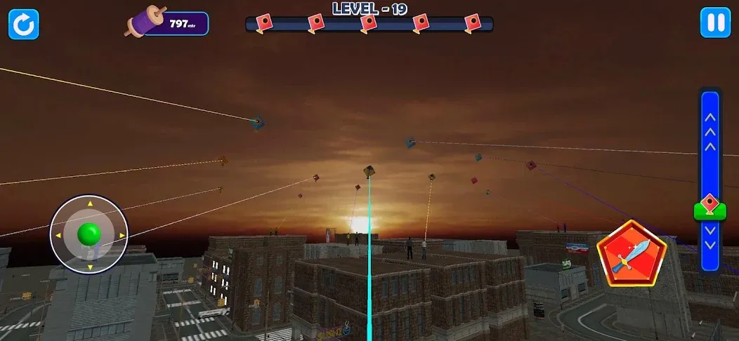 Indian Kite Flying 3D — скриншот 4