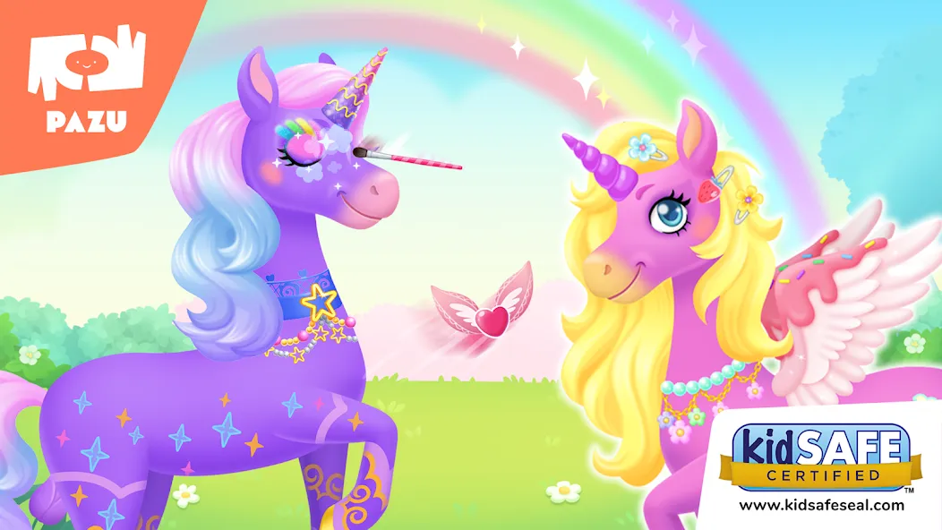 My Unicorn dress up for kids — скриншот 1