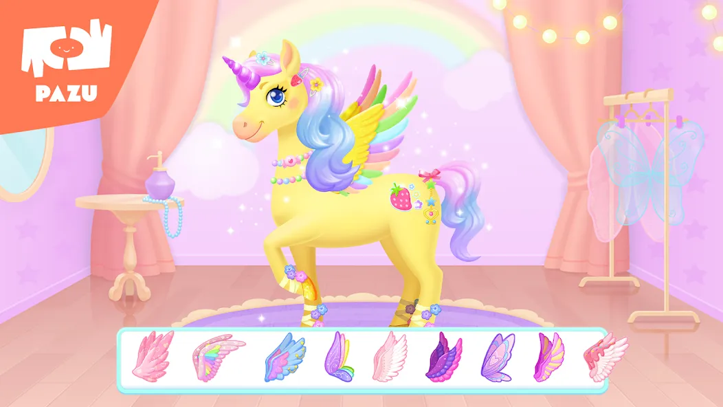 My Unicorn dress up for kids — скриншот 4
