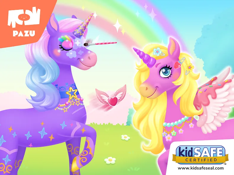 My Unicorn dress up for kids — скриншот 5