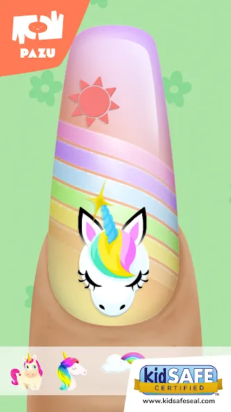 Girls Nail Salon - Kids Games — скриншот 1