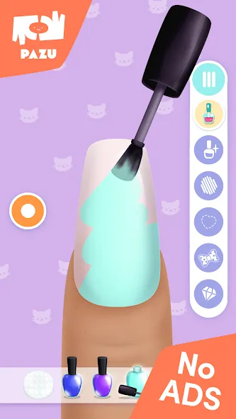 Girls Nail Salon - Kids Games — скриншот 2
