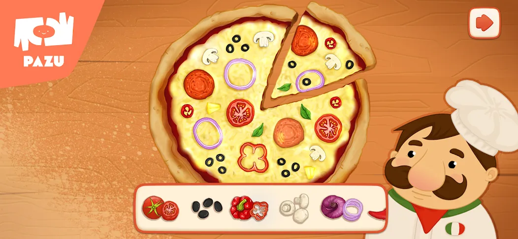 Pizza maker cooking games — скриншот 5