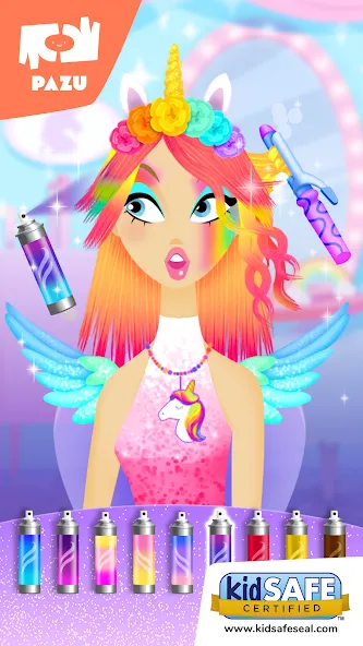 Girls Hair Salon Unicorn — скриншот 1