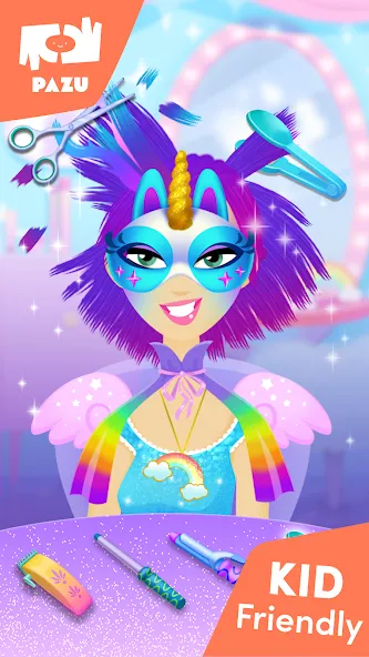 Girls Hair Salon Unicorn — скриншот 3