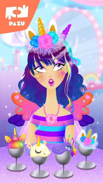 Girls Hair Salon Unicorn — скриншот 5