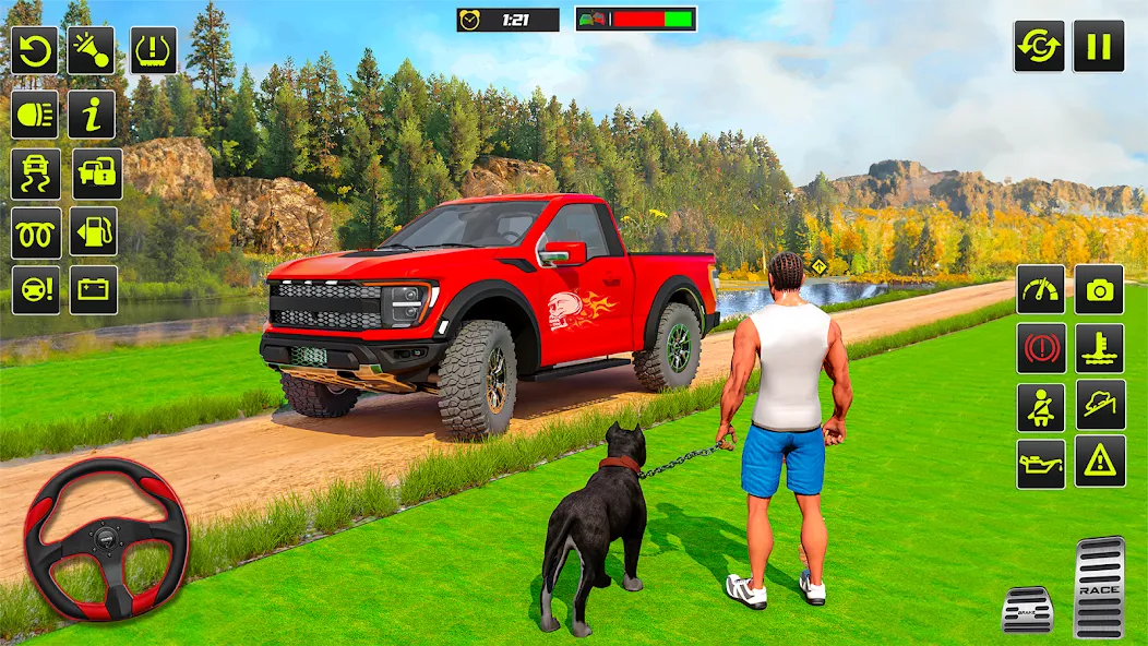 Offroad 4x4 Jeep Driving Game — скриншот 1