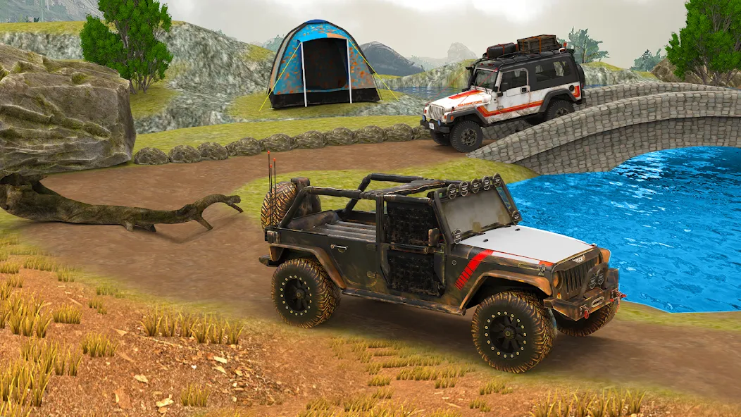 Offroad 4x4 Jeep Driving Game — скриншот 3