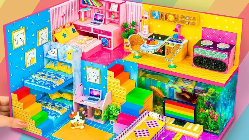 Girl Doll House Design Games — скриншот 1