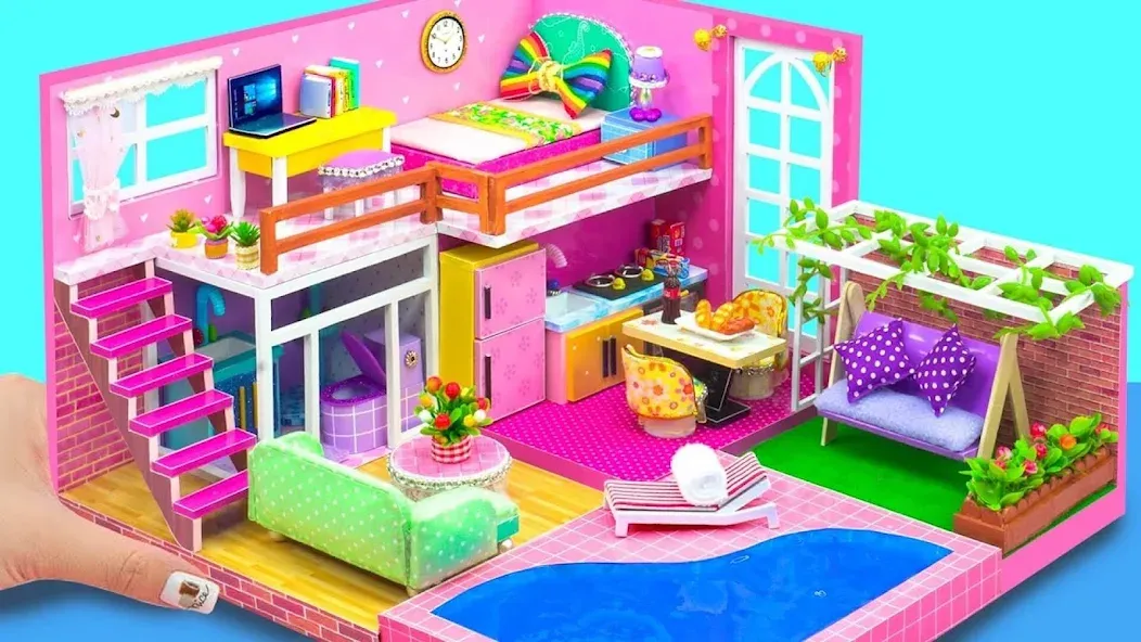 Girl Doll House Design Games — скриншот 2