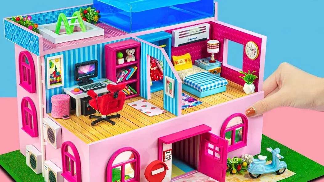 Girl Doll House Design Games — скриншот 3