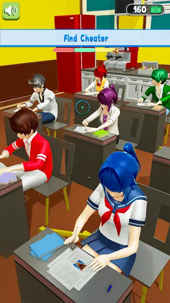 Anime School Teacher Simulator — скриншот 4