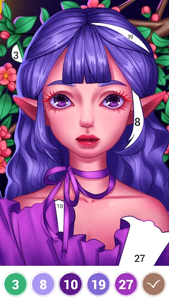 Art Coloring - Color by Number — скриншот 1