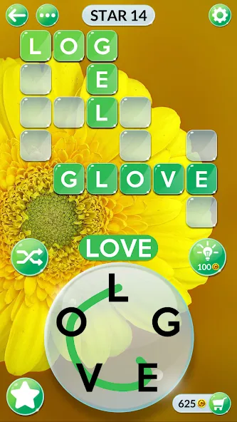 Wordscapes In Bloom — скриншот 1