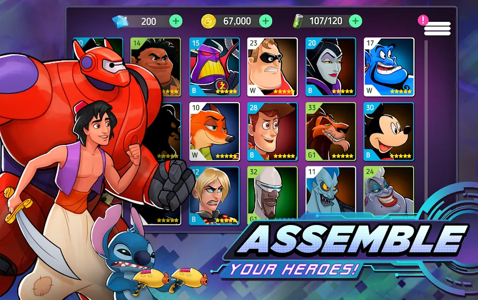 Disney Heroes: Battle Mode — скриншот 3 Disney Heroes: Battle Mode — скриншот 3