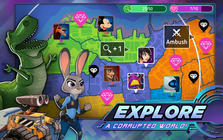 Disney Heroes: Battle Mode — скриншот 5