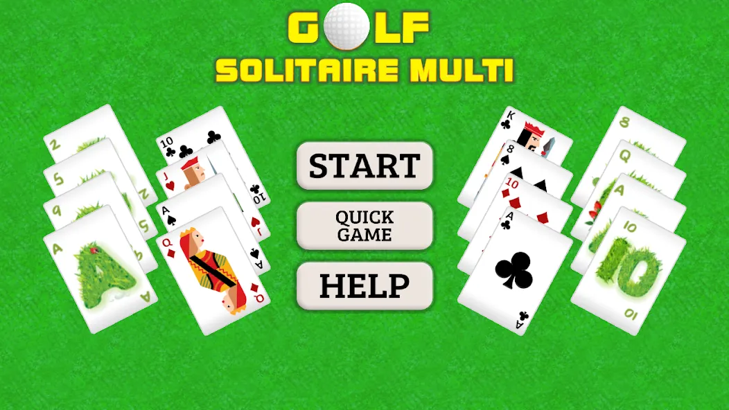 Golf Solitaire Multi CardsGame — скриншот 1