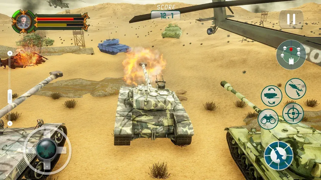 Army Tank Games Offline 3d — скриншот 1