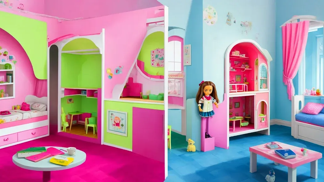 Doll House Design: Girl Games — скриншот 1