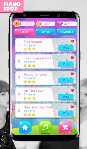 BLACK PINK Magic Piano — скриншот 1 BLACK PINK Magic Piano — скриншот 1