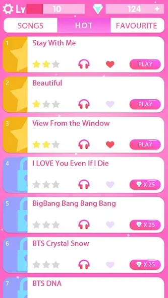 Kpop Piano Game: Color Tiles — скриншот 1