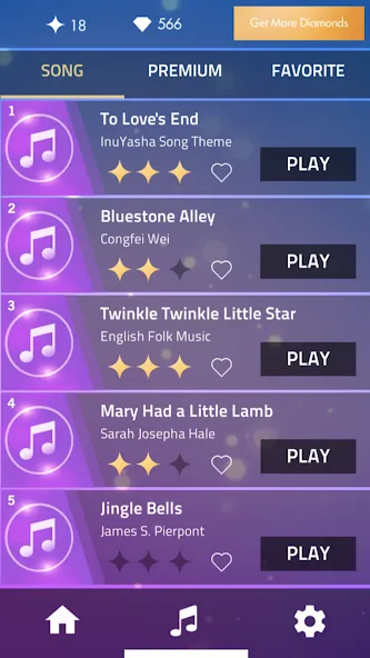 Piano Music Tiles Hot song — скриншот 3