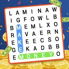 Make Money: Word Search — Версия Много денег