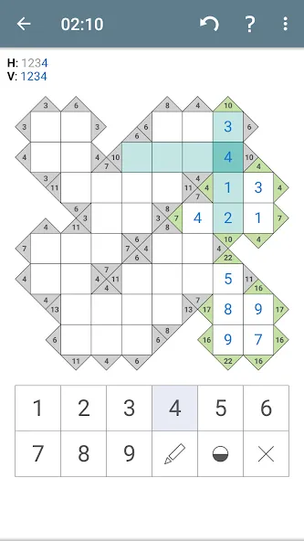 Kakuro (Cross Sums) — скриншот 2